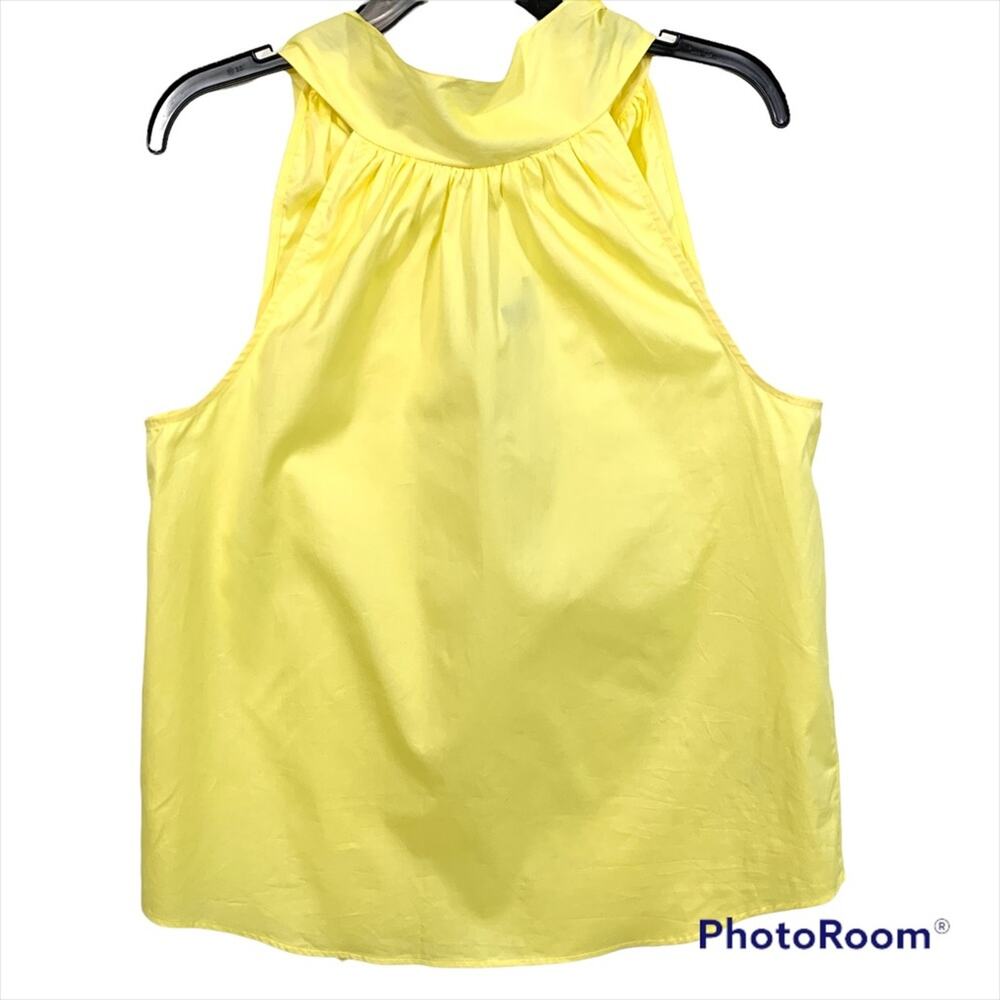 J. Crew Oxford Sleeveless Bow Tie Blouse Top Style G4903 NWT